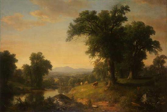 Asher Brown Durand A Pastoral Scene Germany oil painting art
